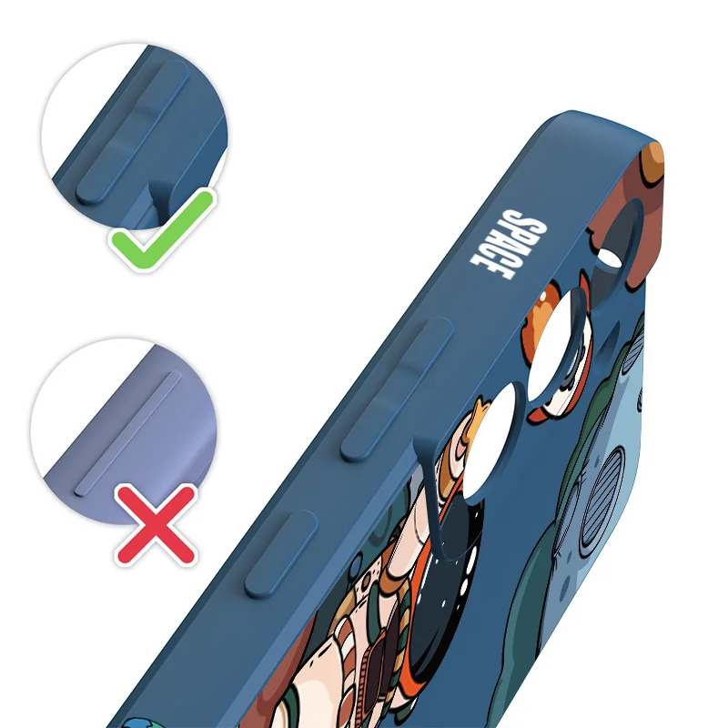 Invincible Anti-Shock Astronaut Cartoon Case - Nothing - Image 6