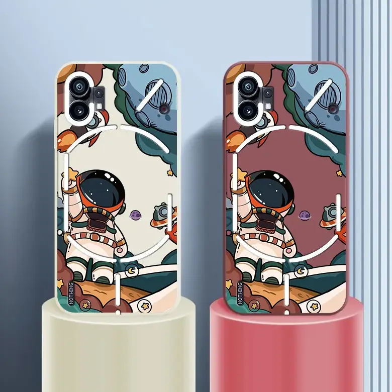 Invincible Anti-Shock Astronaut Cartoon Case - Nothing - Image 8
