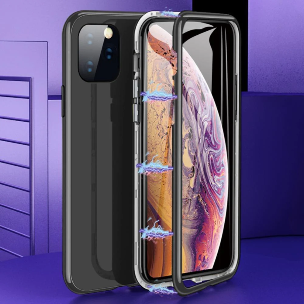iPhone 11 Electronic Auto-Fit Magnetic Glass Case - Image 6