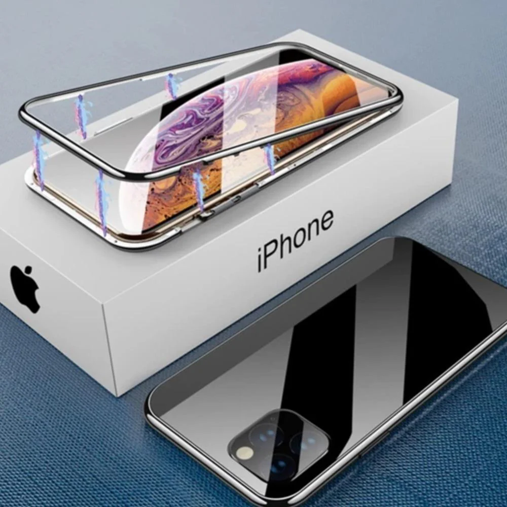 iPhone 11 Electronic Auto-Fit Magnetic Glass Case - Image 8