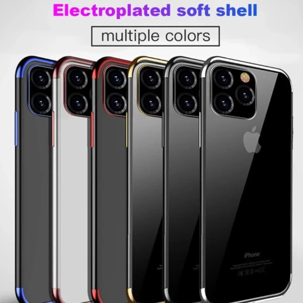 iPhone 11 Electroplating Silicone Transparent Glitter Case - Image 13