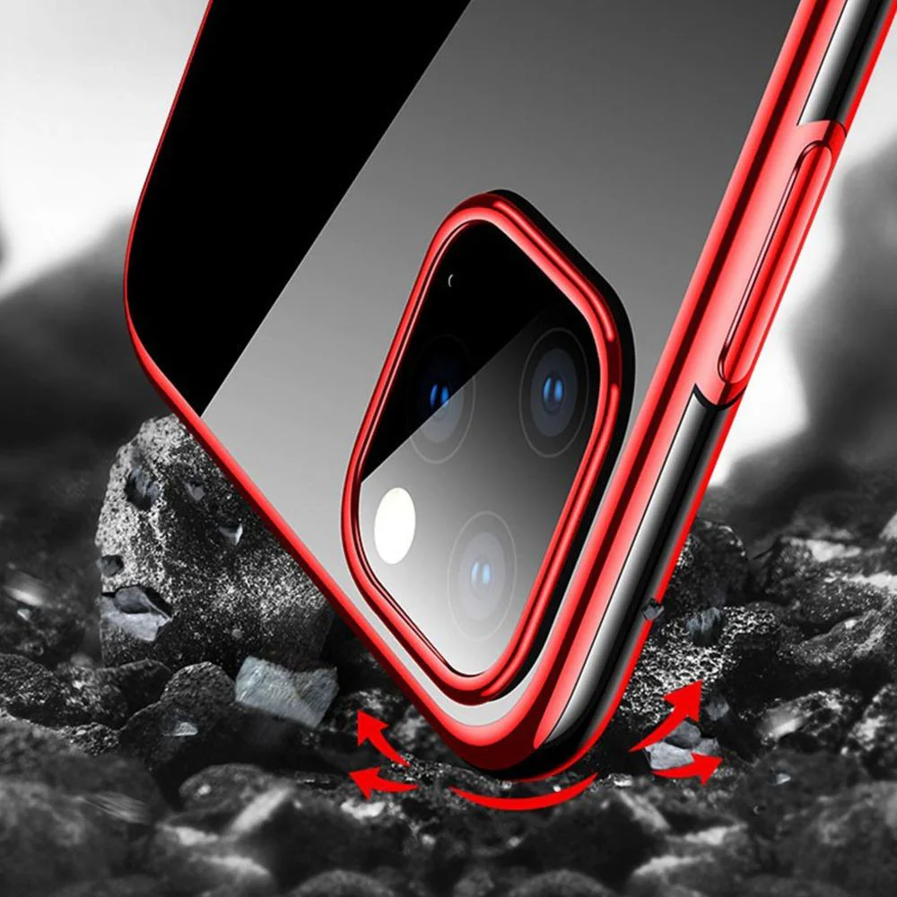 iPhone 11 Electroplating Silicone Transparent Glitter Case - Image 7