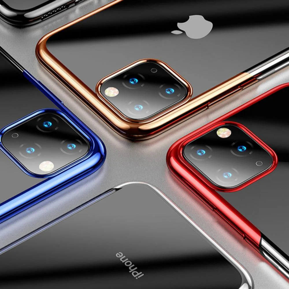 iPhone 11 Electroplating Silicone Transparent Glitter Case - Image 9