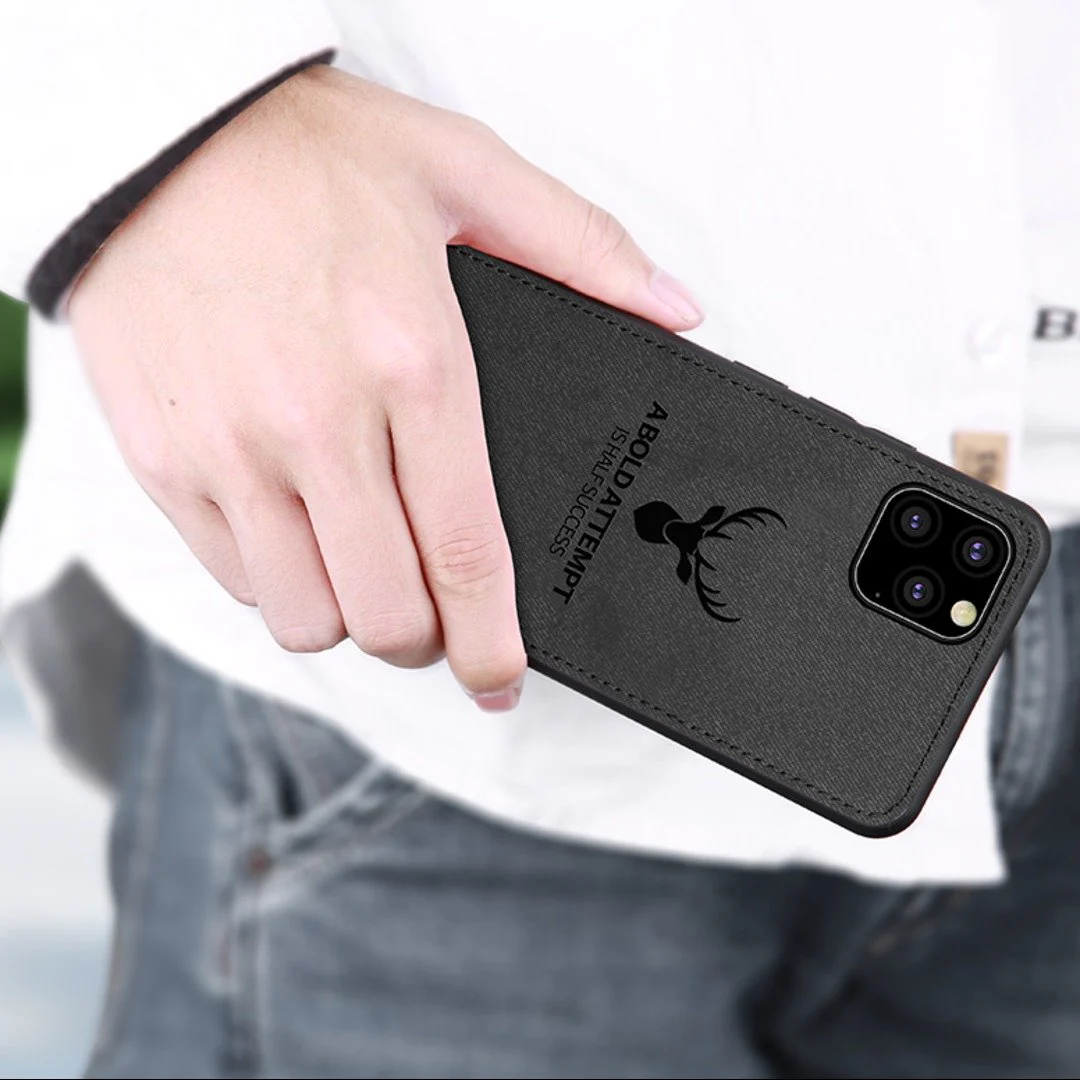 iPhone 11 Pro (3 in 1 Combo) Deer Case + Tempered Glass + Earphones - Image 10