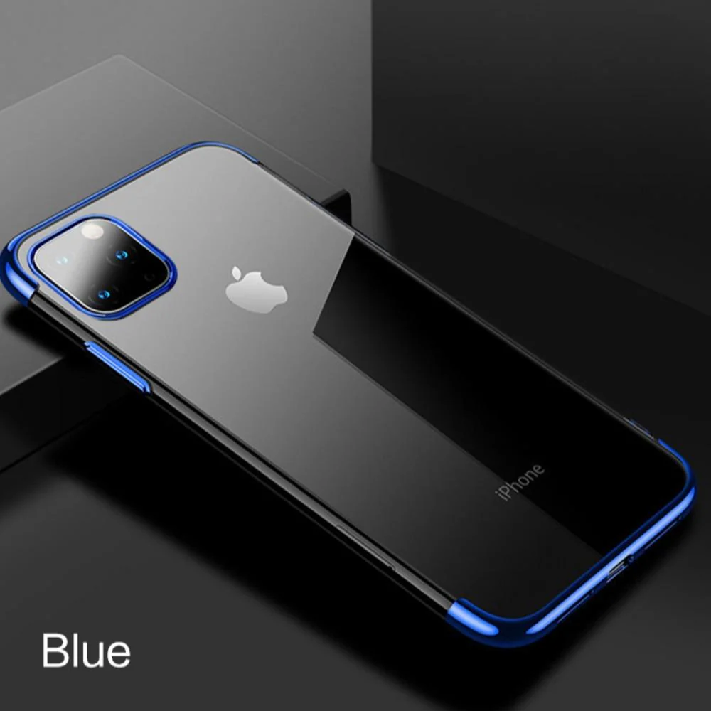 iPhone 11 Pro Electroplating Silicone Transparent Glitter Case - Image 4