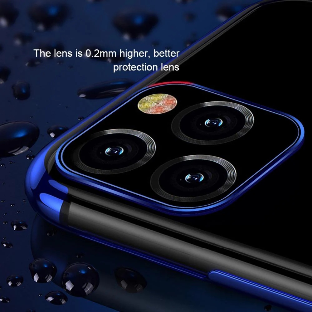 iPhone 11 Pro Electroplating Silicone Transparent Glitter Case - Image 8