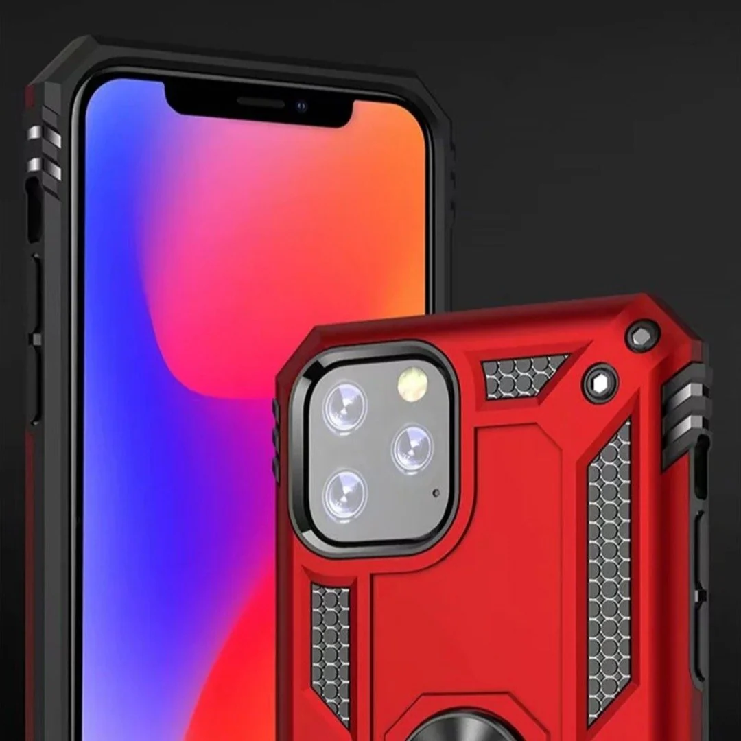 iPhone 11 Pro Hybrid Armor Ring Case - Image 8