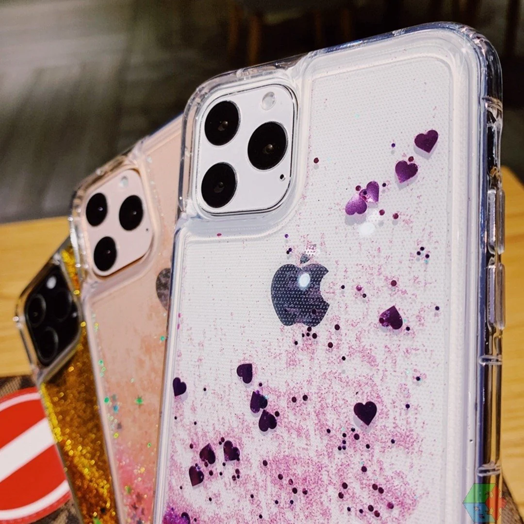 iPhone 11 Pro Max Liquid Glitter Sparkle Shiny Bling Case - Image 9