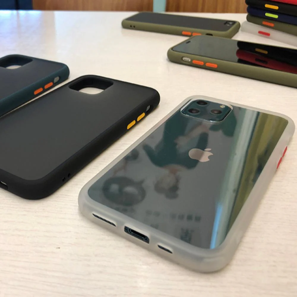 MK ®iPhone 11 Pro Max ROCK Luxury Shockproof Matte Finish Case - Image 17