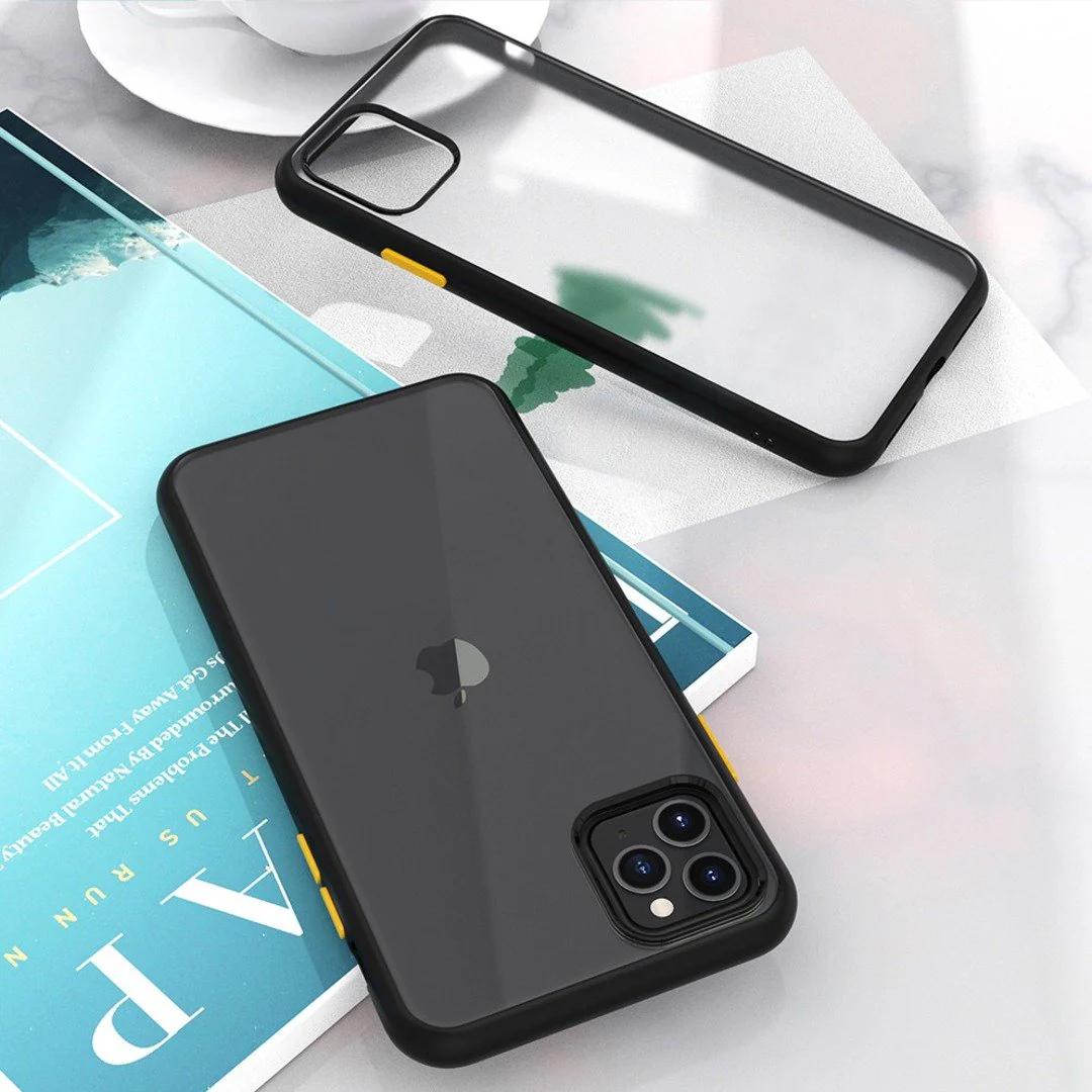 MK ®iPhone 11 Pro Max ROCK Luxury Shockproof Matte Finish Case - Image 2