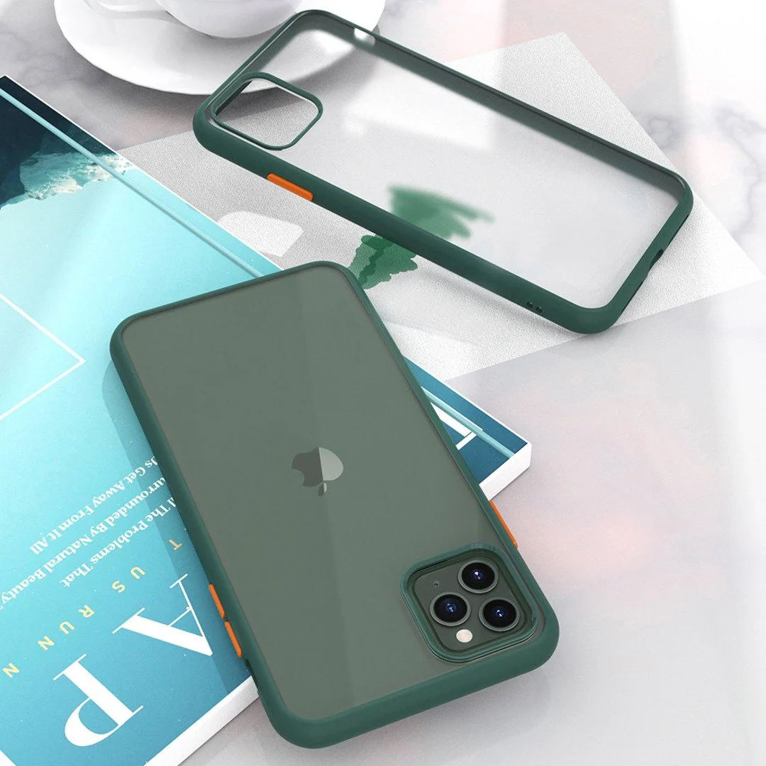 MK ®iPhone 11 Pro Max ROCK Luxury Shockproof Matte Finish Case - Image 4