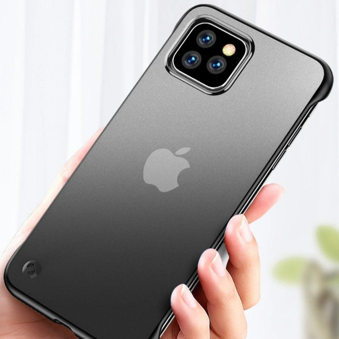 iPhone 11 Series (3 in 1 Combo) Frameless Transparent Case + Tempered Glass + Camera Lens Guard - Image 6