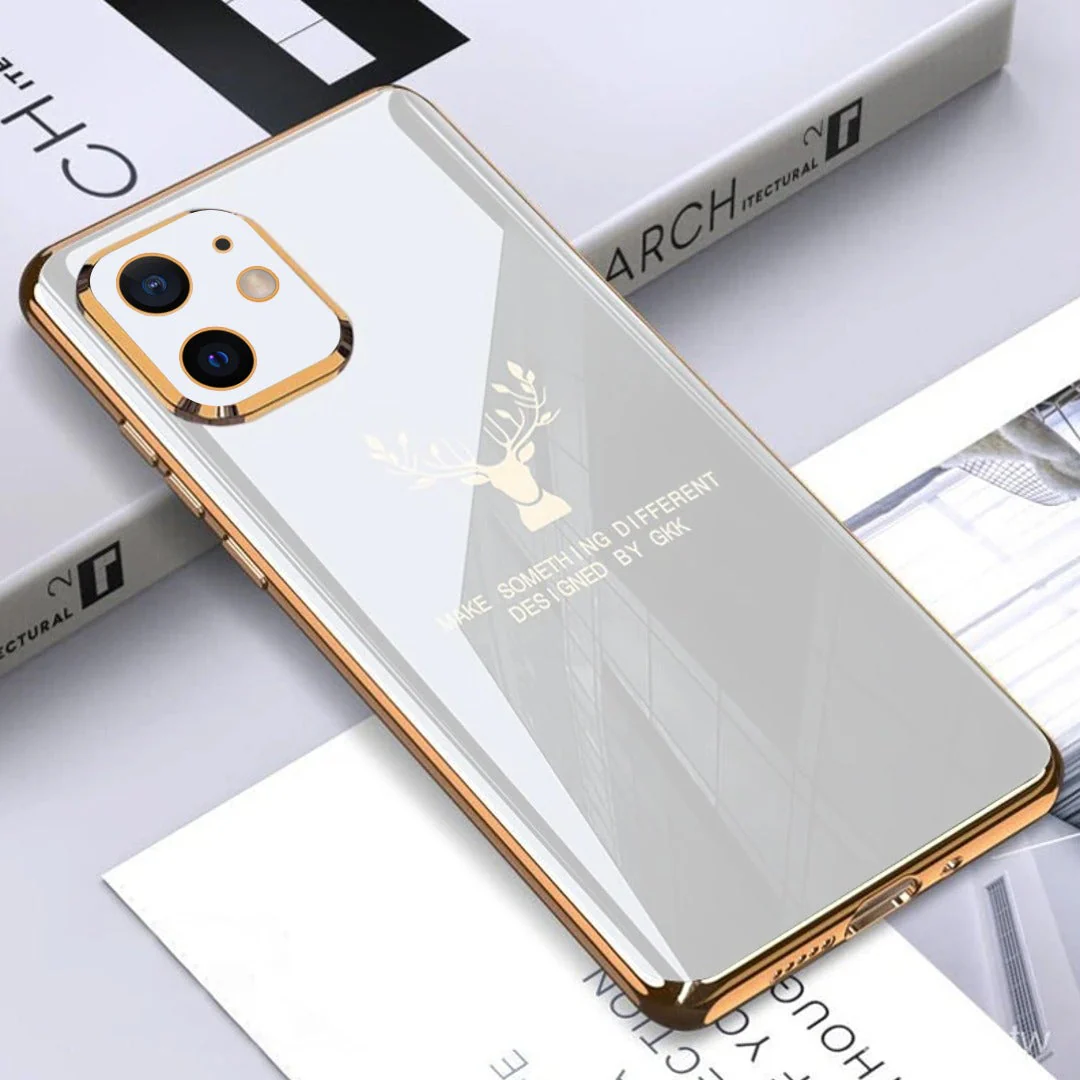 iPhone 11 Series Electroplating Deer Pattern Case - Image 5