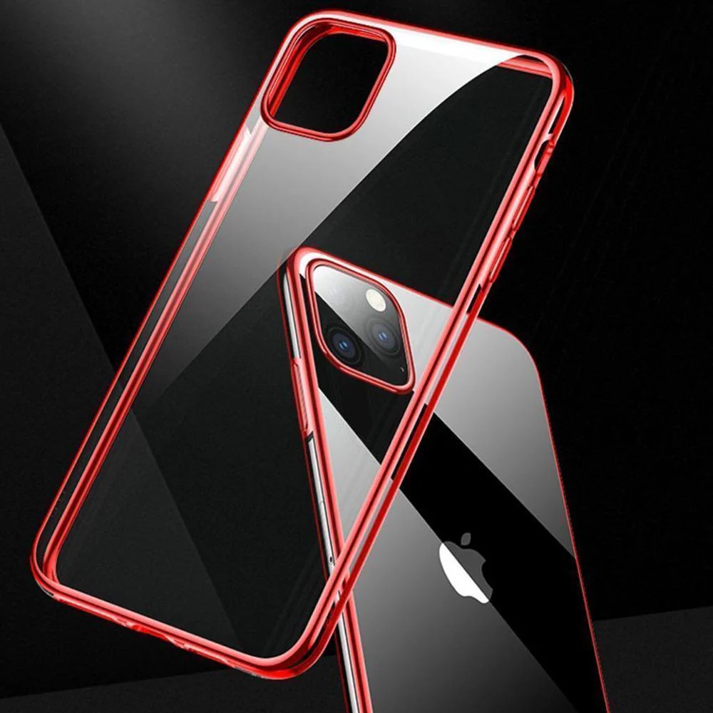 iPhone 11 Series Electroplating Silicone Transparent Glitter Case - Image 11