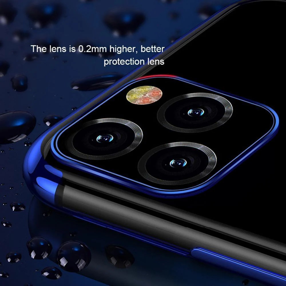 iPhone 11 Series Electroplating Silicone Transparent Glitter Case - Image 8