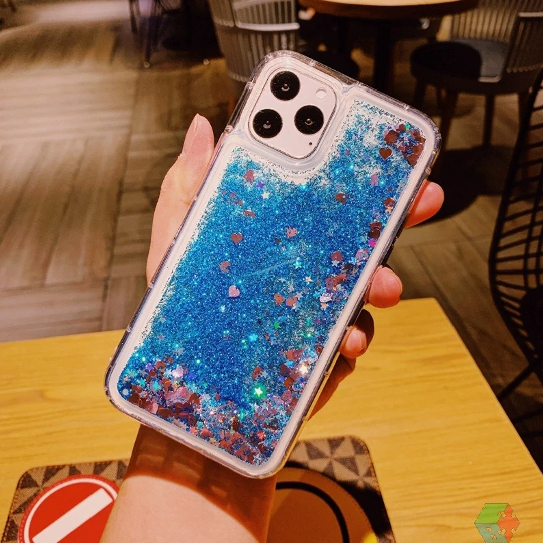 iPhone 11 Series Liquid Glitter Sparkle Shiny Bling Case - Image 10