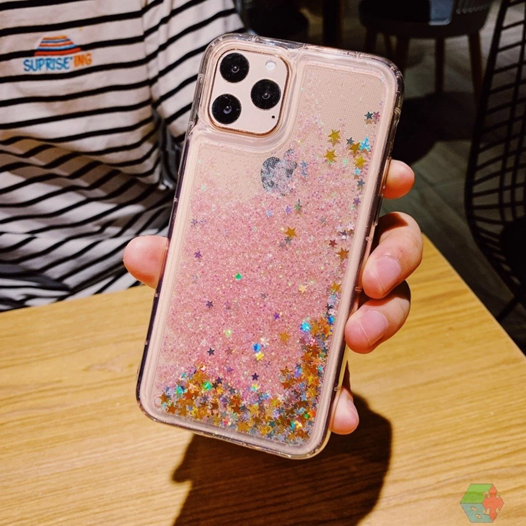 iPhone 11 Series Liquid Glitter Sparkle Shiny Bling Case - Image 2