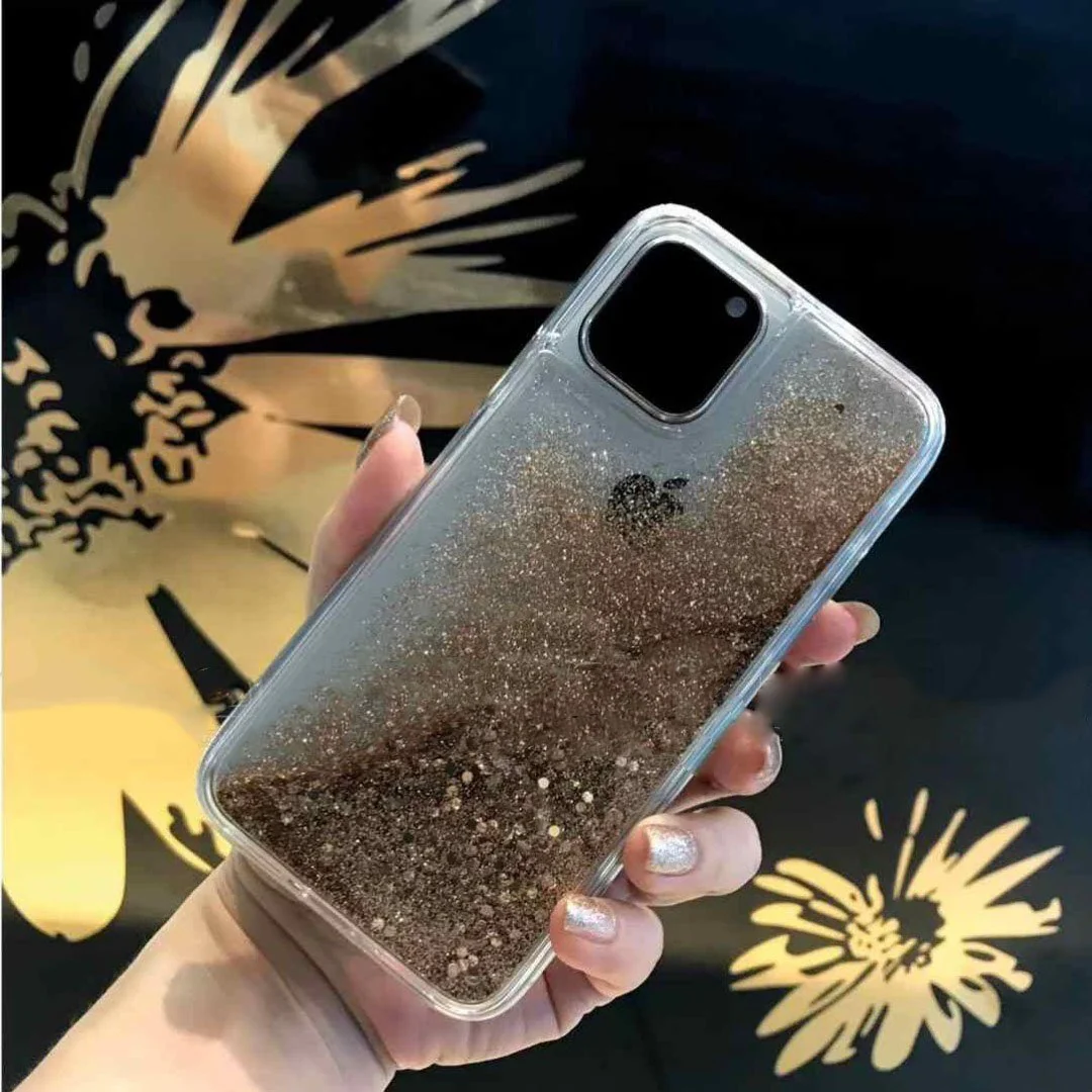 iPhone 11 Series Liquid Glitter Sparkle Shiny Bling Case - Image 4