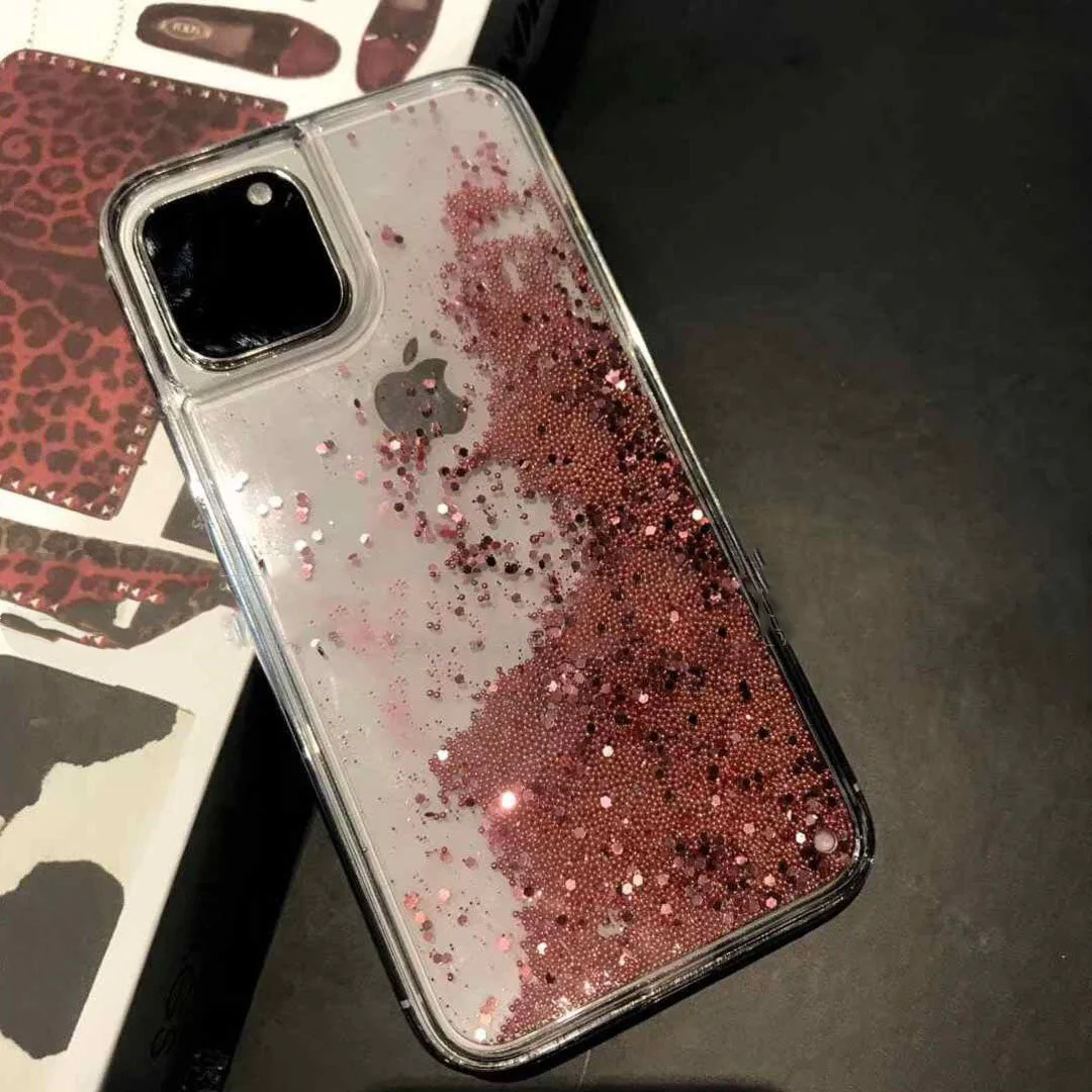 iPhone 11 Series Liquid Glitter Sparkle Shiny Bling Case - Image 8