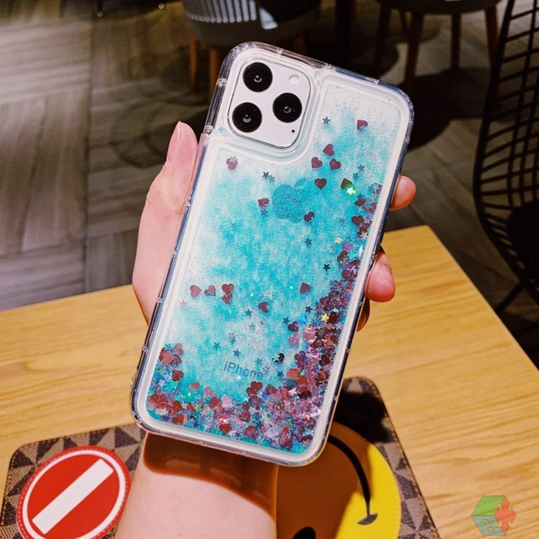 iPhone 11 Series Liquid Glitter Sparkle Shiny Bling Case - Image 9