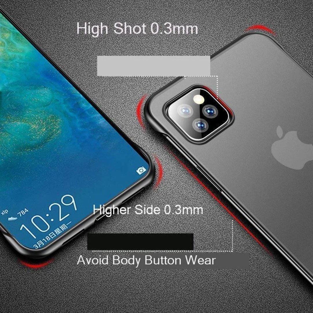 iPhone 11 Series Luxury Frameless Transparent Case - Image 6