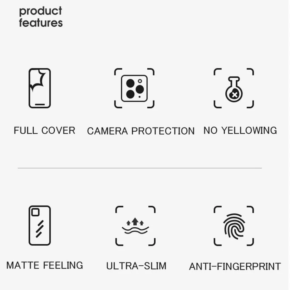 iPhone 11 Series Shockproof Matte Case With Camera Lens Guard - Image 15