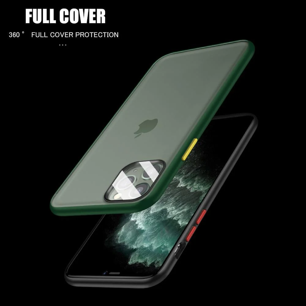iPhone 11 Series Shockproof Matte Case With Camera Lens Guard - Image 4