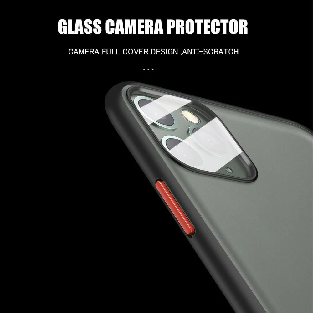 iPhone 11 Series Shockproof Matte Case With Camera Lens Guard - Image 5