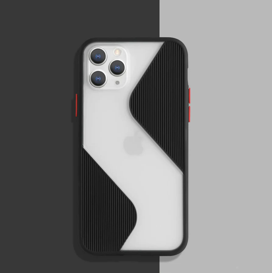 iPhone 11 Series Splicing Armour Silicone Matte Case - Image 5