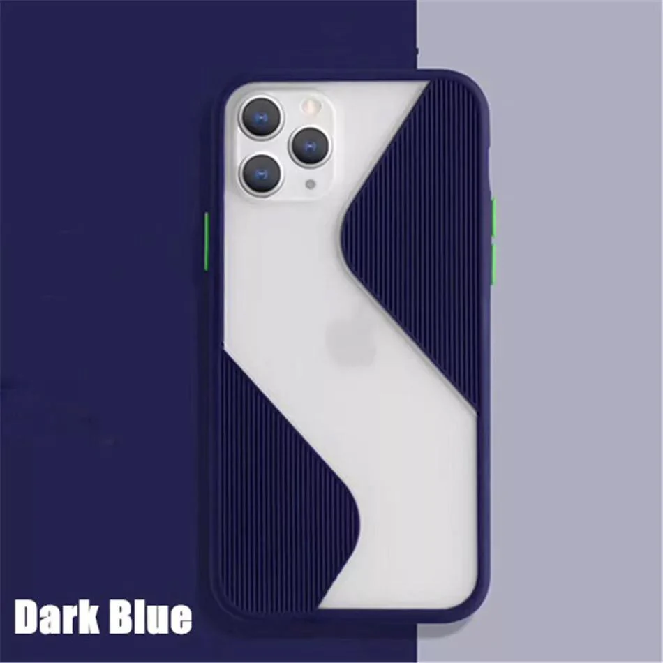 iPhone 11 Series Splicing Armour Silicone Matte Case - Image 7