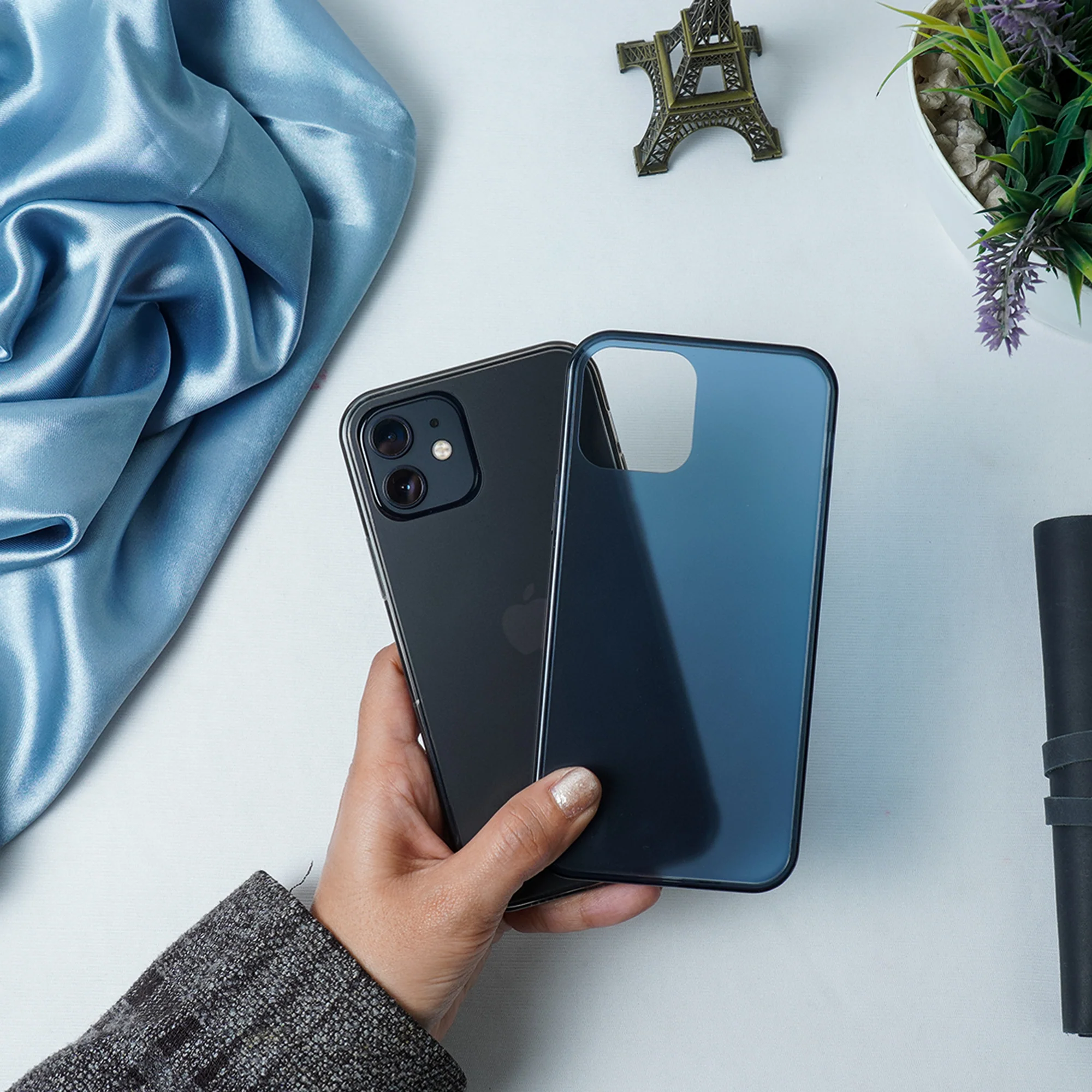 iPhone 12 Frosted Glass Protective Case - Image 3