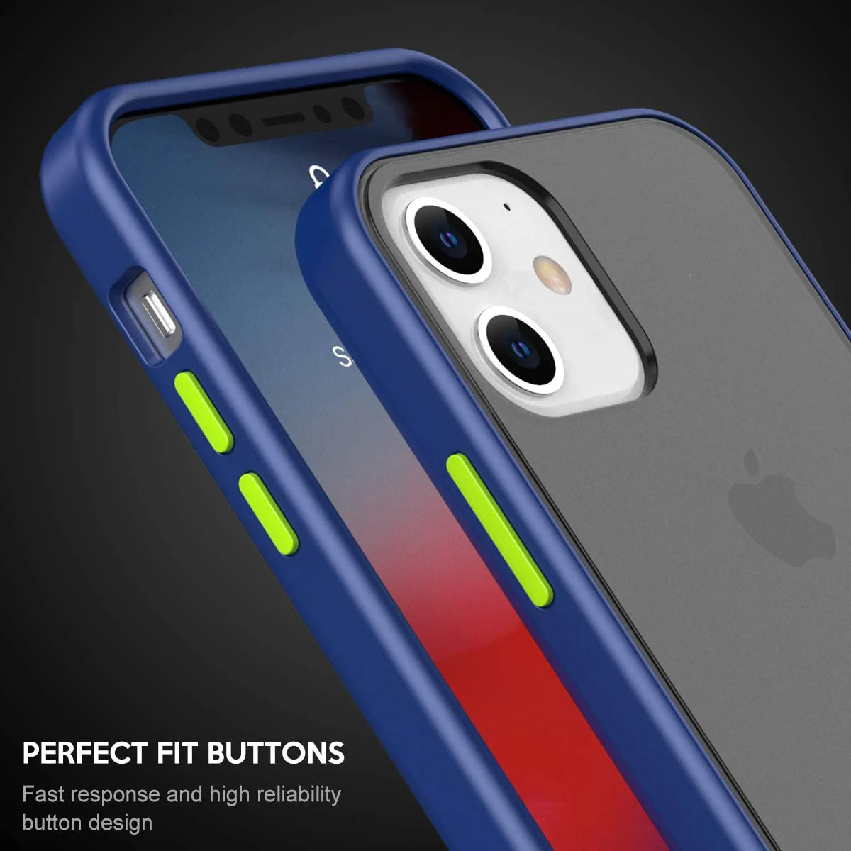 iPhone 12 Luxury Shockproof Matte Finish Case - Image 4