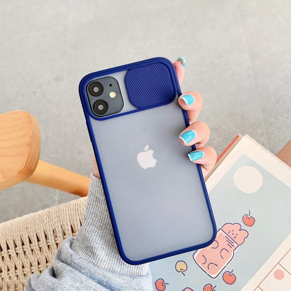 iPhone 12 Mini Camera Lens Slide Protection Matte Case - Image 4