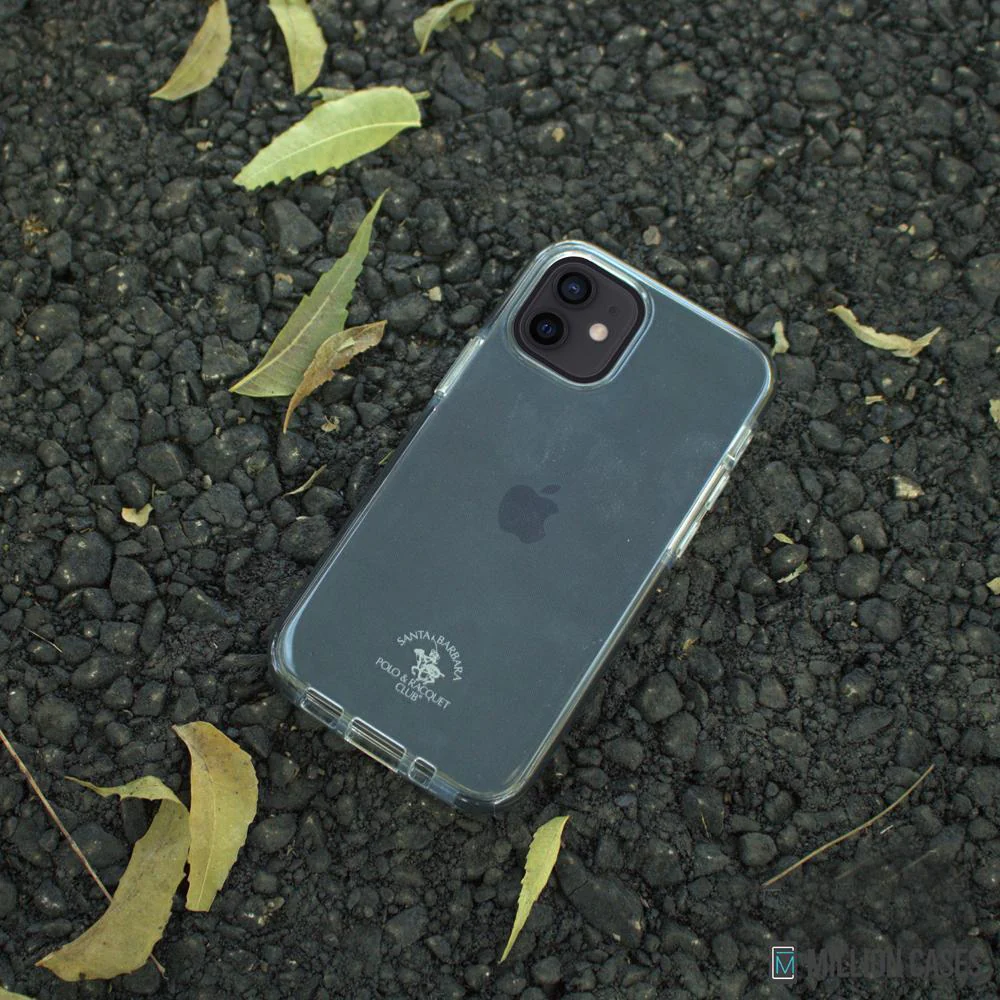 iPhone 12 Mini Santa Barbara Polo Racquet Crystal Clear Case - Image 7