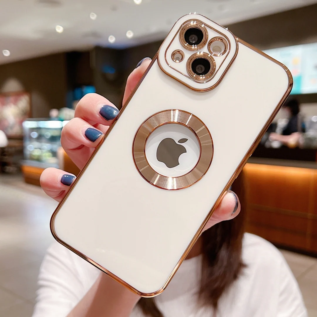 iPhone 12 Pro Classic Plating Logo Cut Camera Protection Case - Image 6