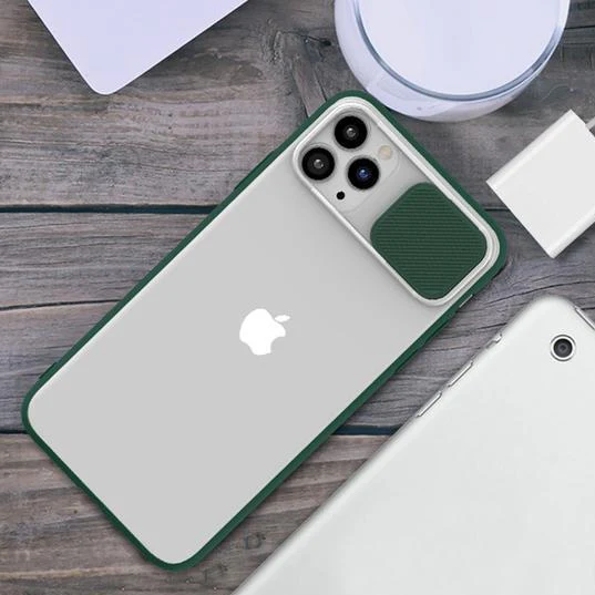 iPhone 12 Pro Max Camera Lens Slide Protection Matte Case - Image 4