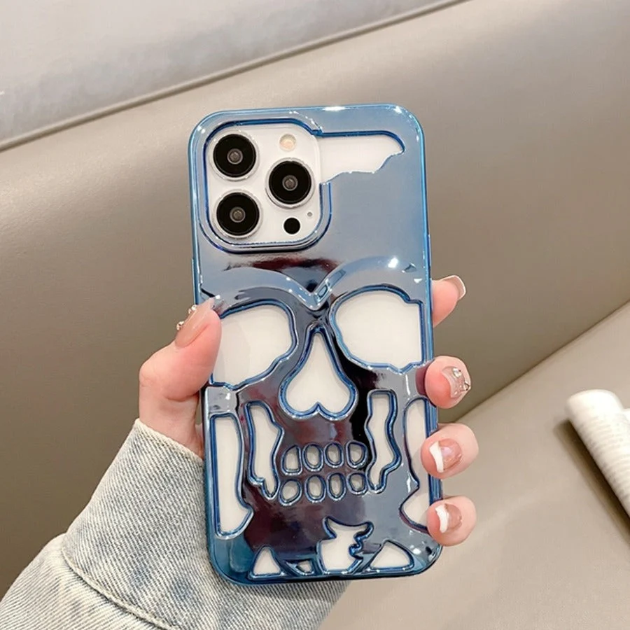 iPhone 12 Pro Max Hollow Skull Design Case - Image 5
