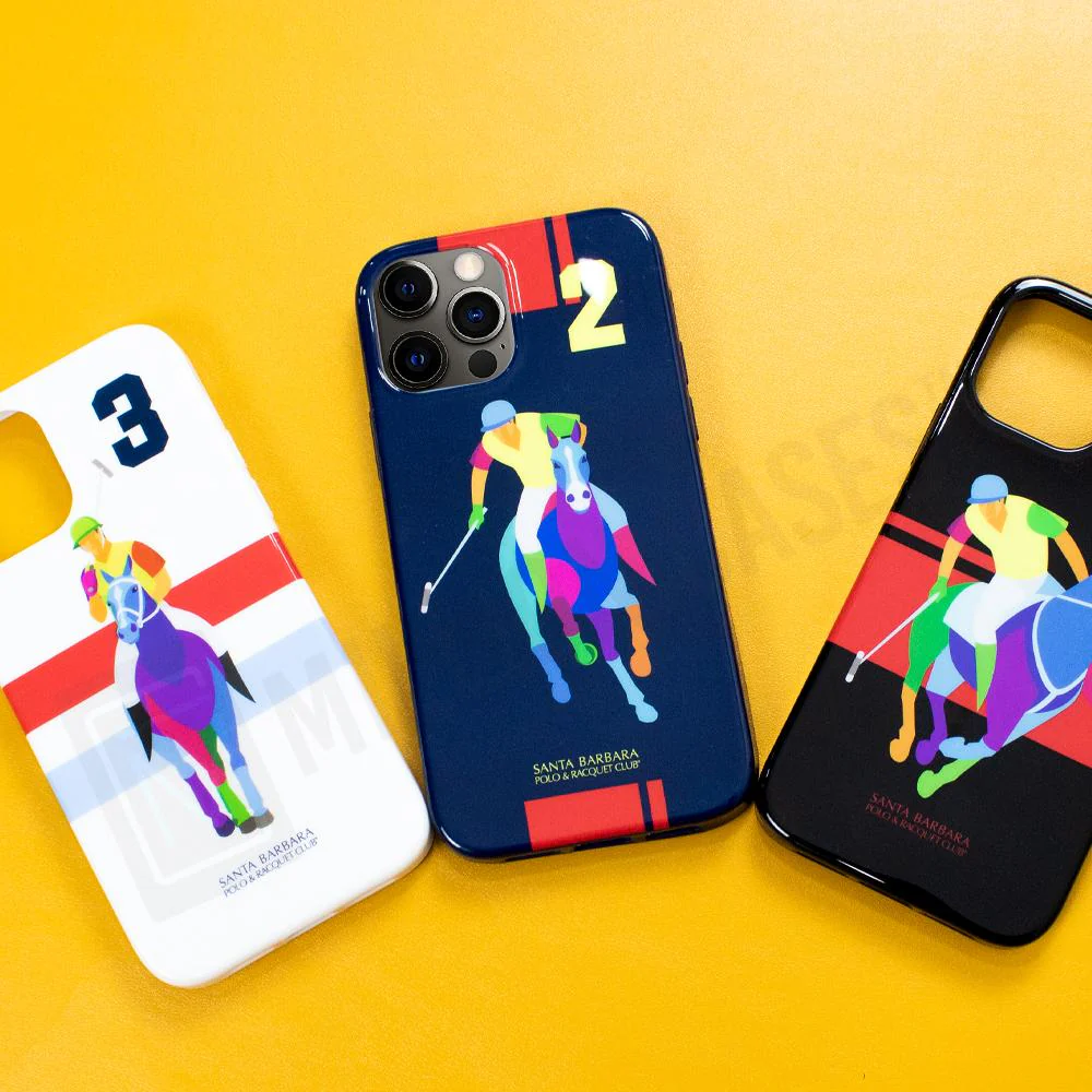 iPhone 12 Pro Max Santa Barbara Polo Racquet Jockey Series Case - Image 3