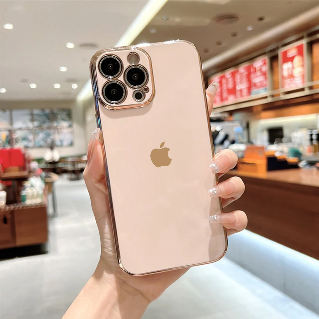 iPhone 12 Pro Max Soft Plating Camera Protection Case - Image 5