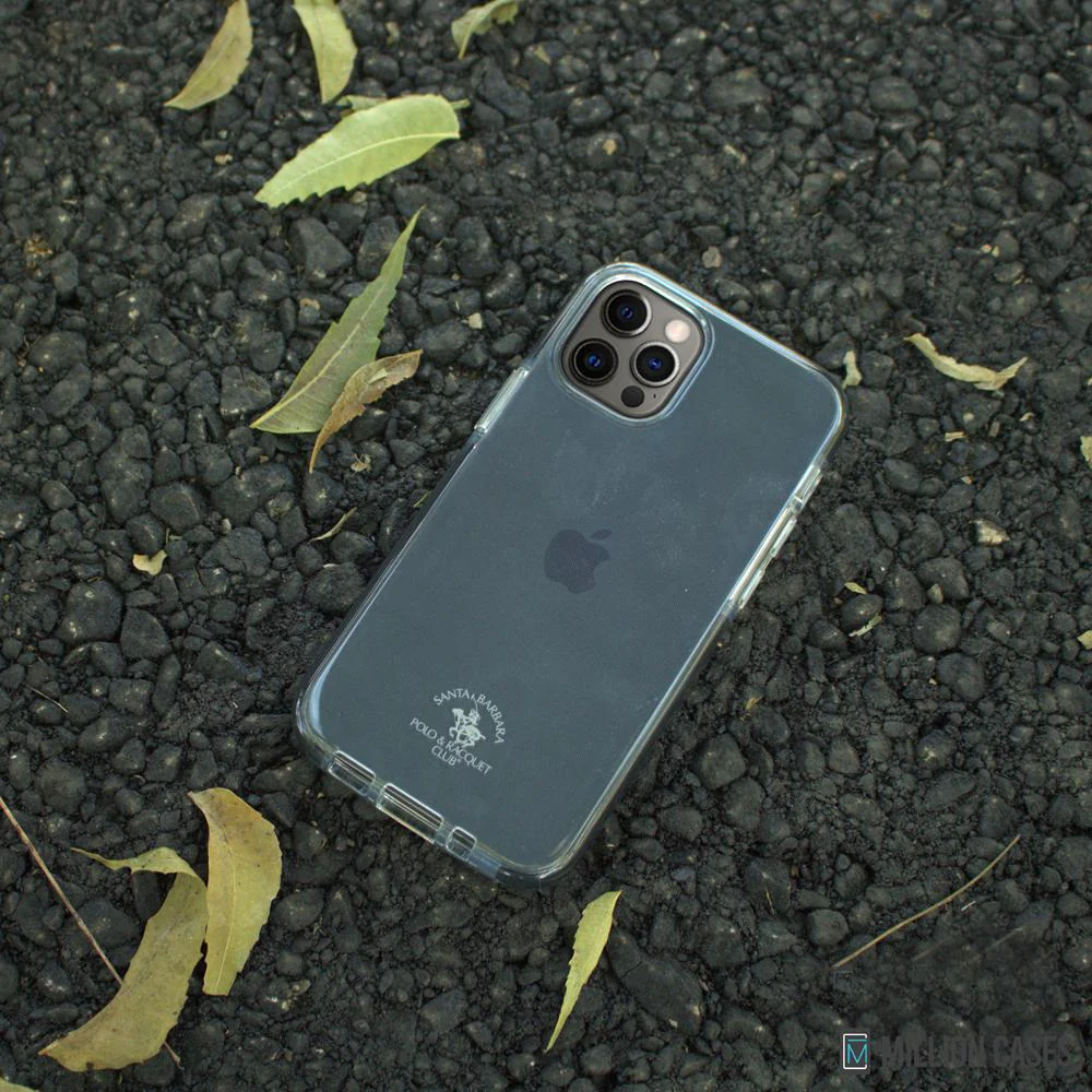 iPhone 12 Pro Santa Barbara Polo Racquet Crystal Clear Case - Image 3