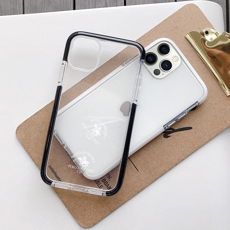 iPhone 12 Pro Santa Barbara Polo Racquet Crystal Clear Case - Image 9