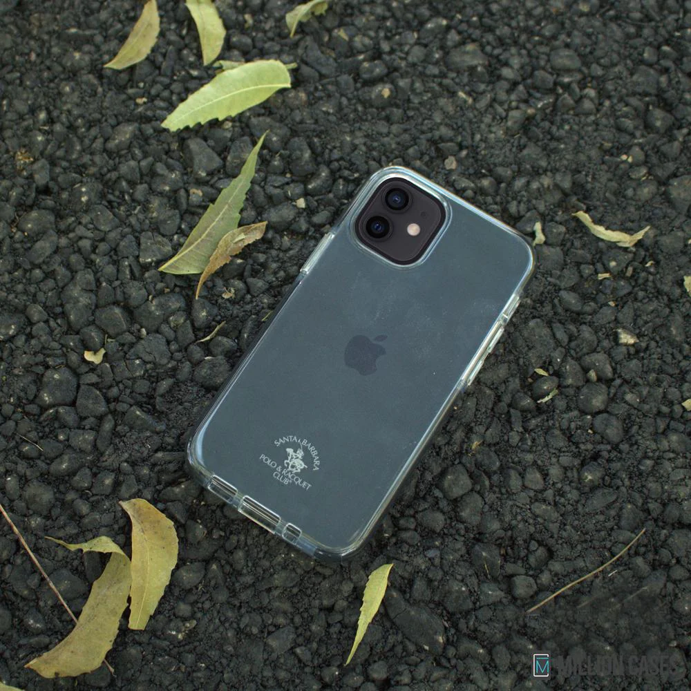 iPhone 12 Santa Barbara Polo Racquet Crystal Clear Case - Image 2