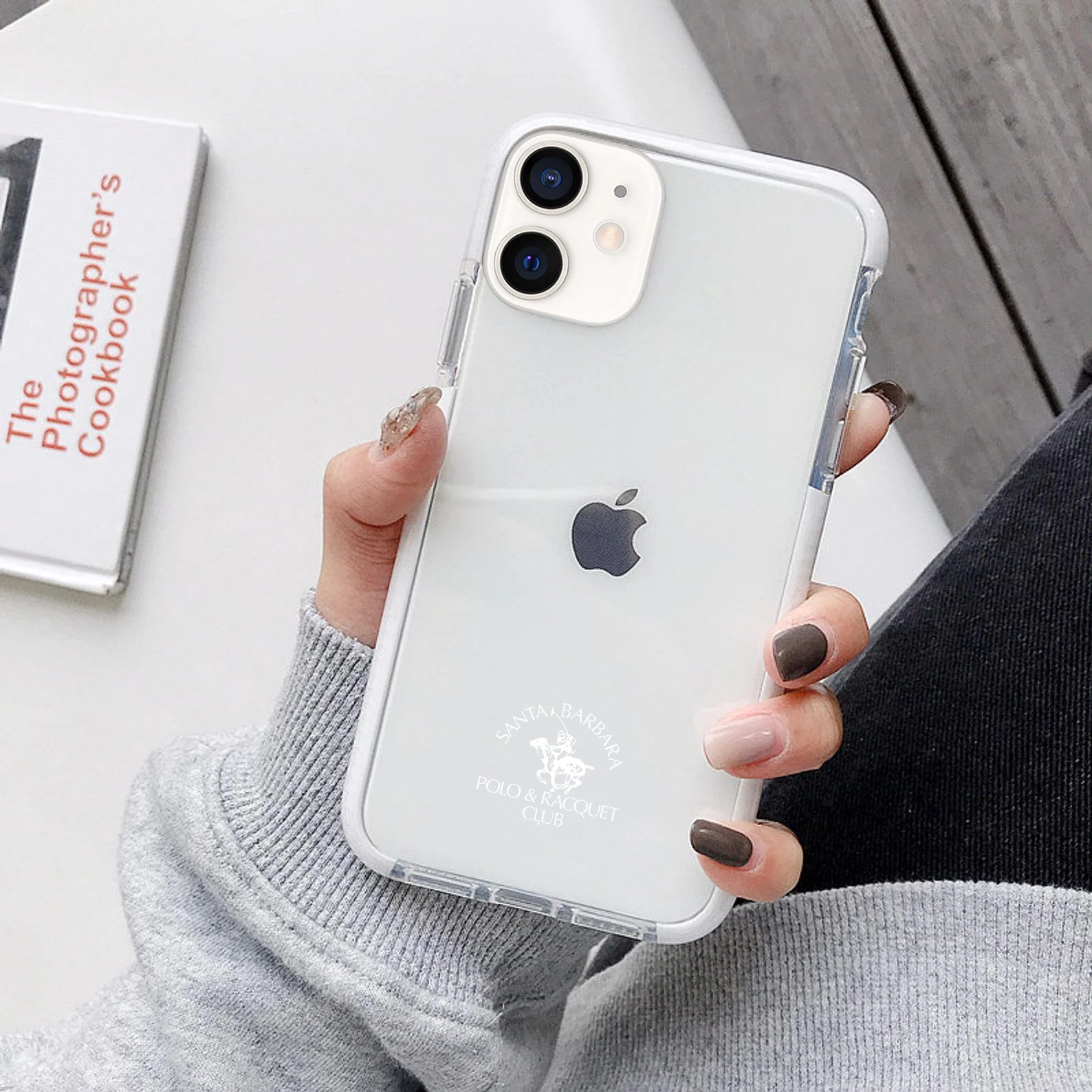 iPhone 12 Santa Barbara Polo Racquet Crystal Clear Case - Image 8
