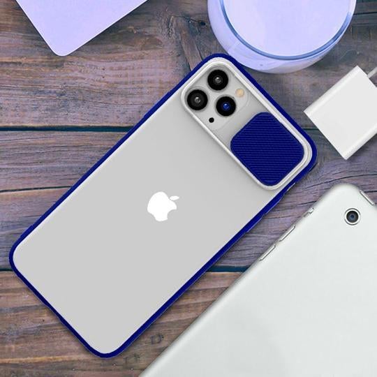 iPhone 12 Series Camera Lens Slide Protection Matte Case - Image 6