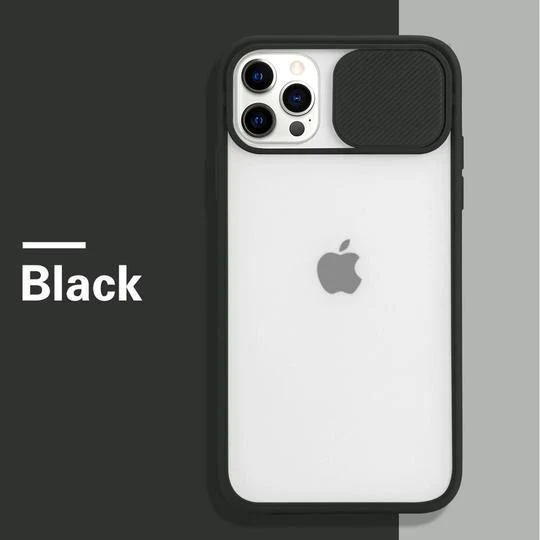 Camera Lens Slide Protection Matte Case - iPhone - Image 2