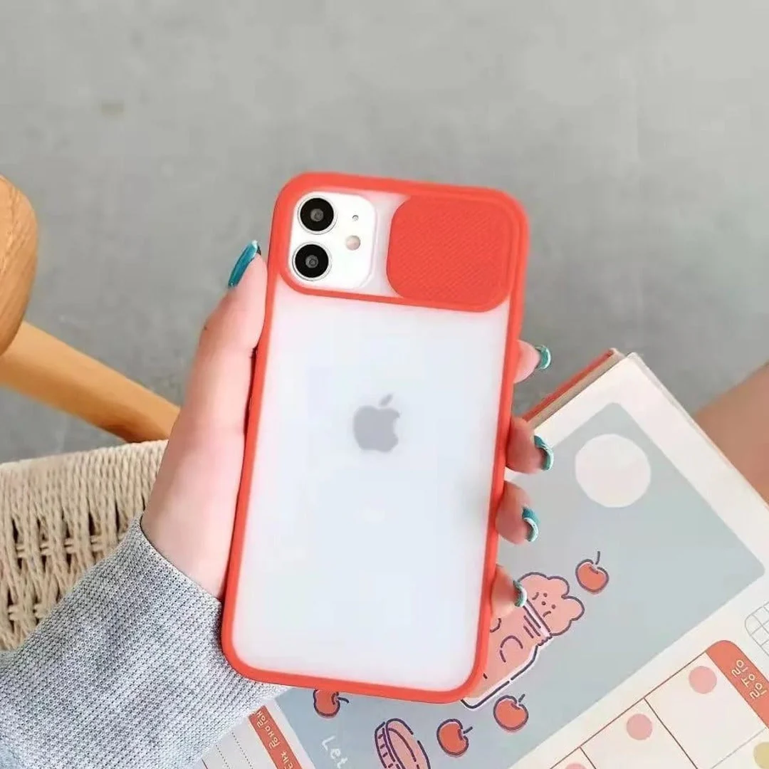 Camera Lens Slide Protection Matte Case - iPhone - Image 9