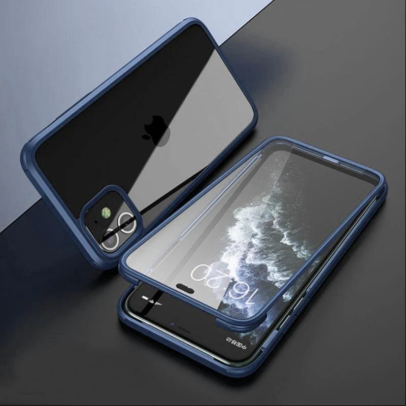 iPhone 12 (Front+Back) Hybrid Design Fiber Case - Image 2
