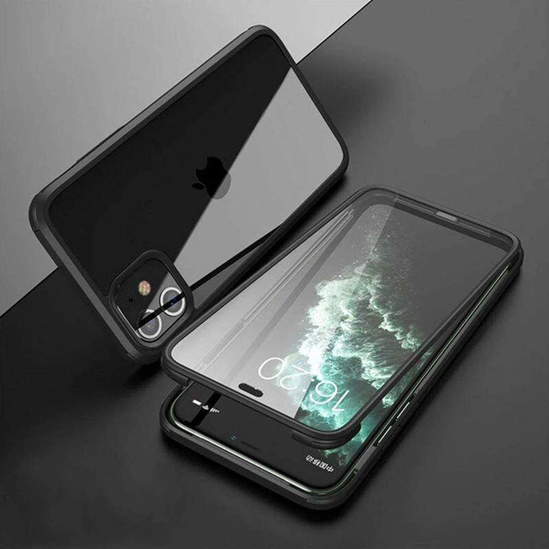 iPhone 12 (Front+Back) Hybrid Design Fiber Case - Image 3