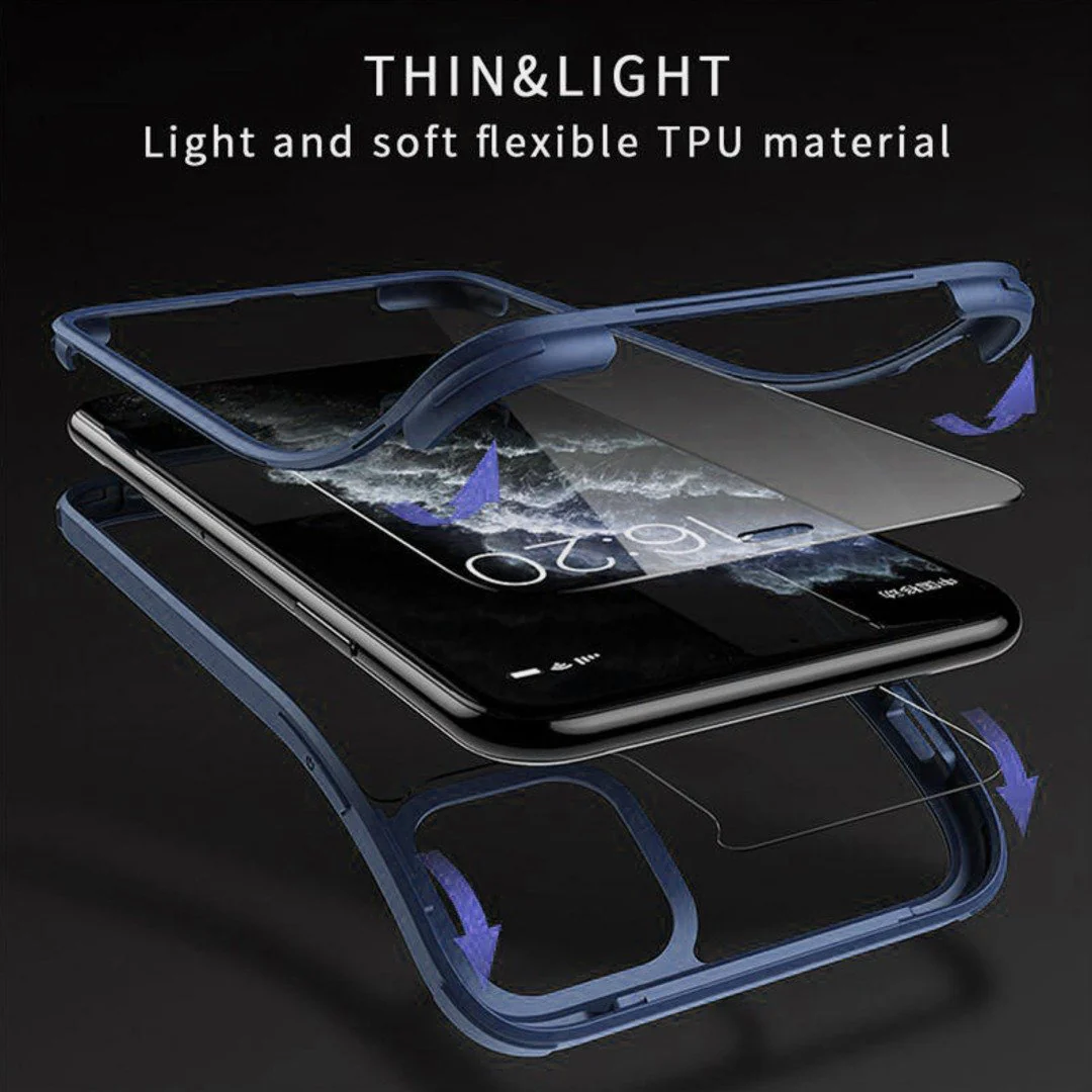 iPhone 12 (Front+Back) Hybrid Design Fiber Case - Image 7