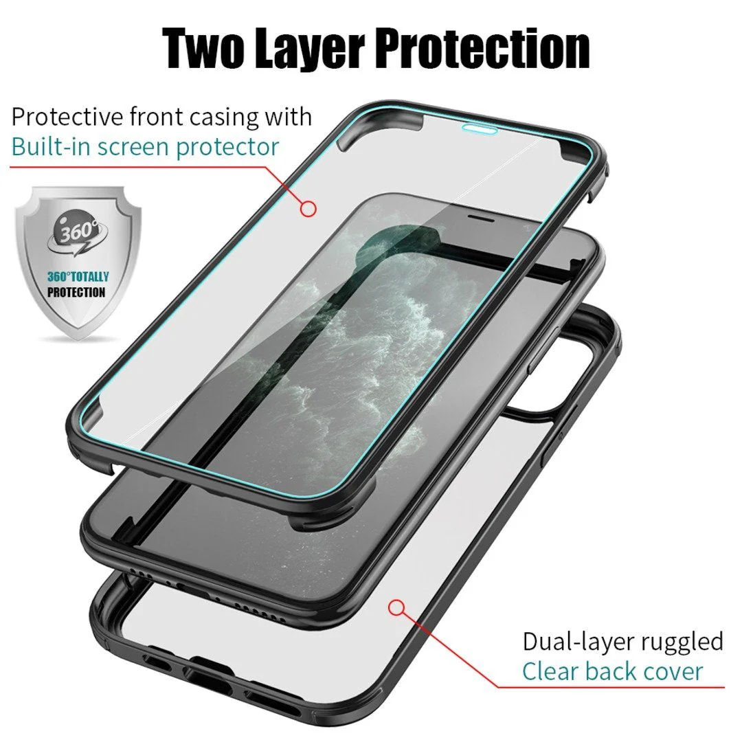 iPhone 12 (Front+Back) Hybrid Design Fiber Case - Image 8
